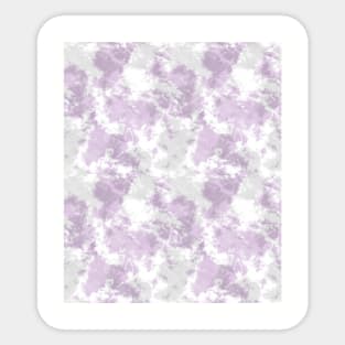 Soft Lilac and Gray Tie-Dye Sticker